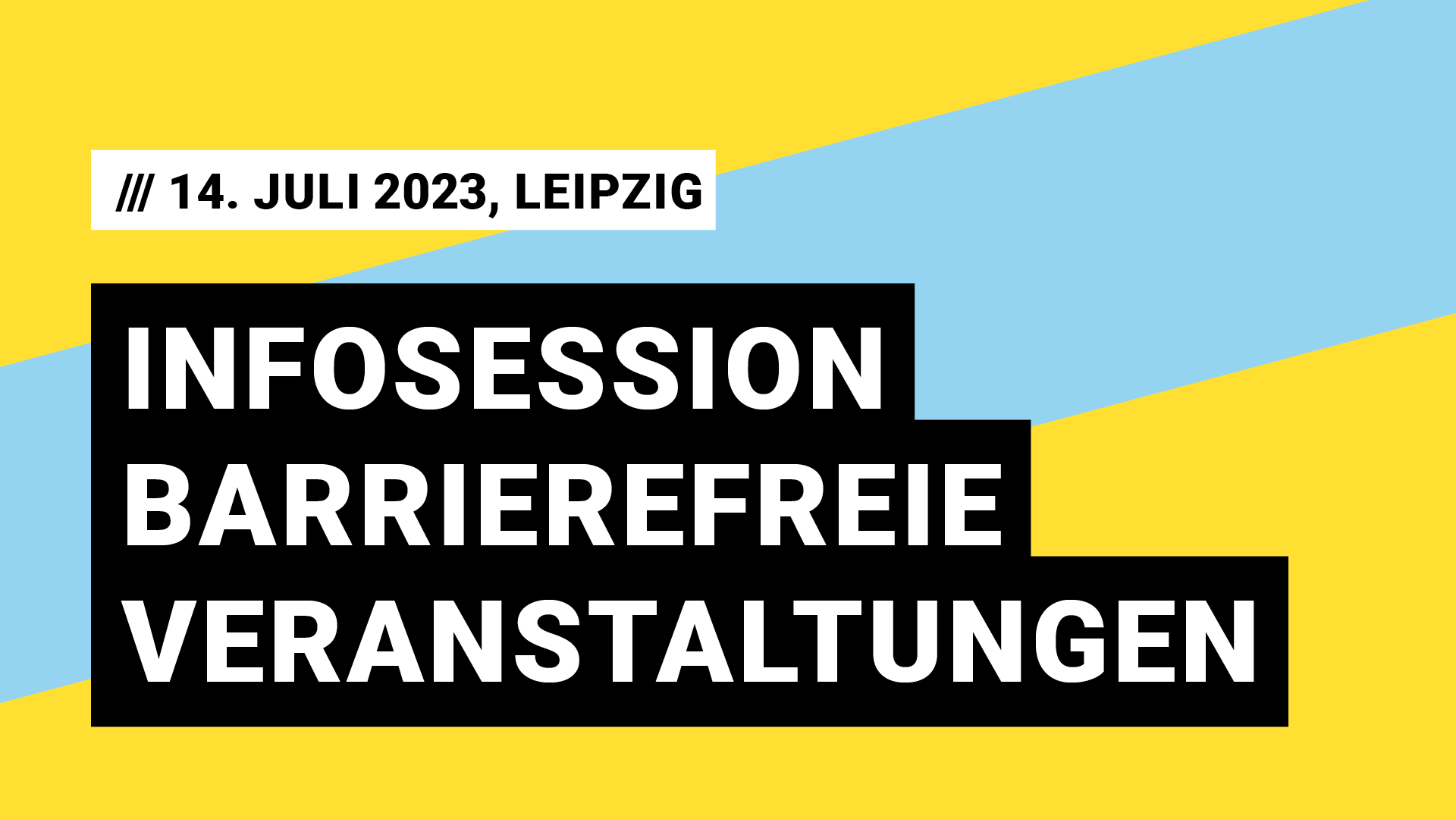 KreativesSachsen_Infosession Barrierefreie Veranstaltungen
