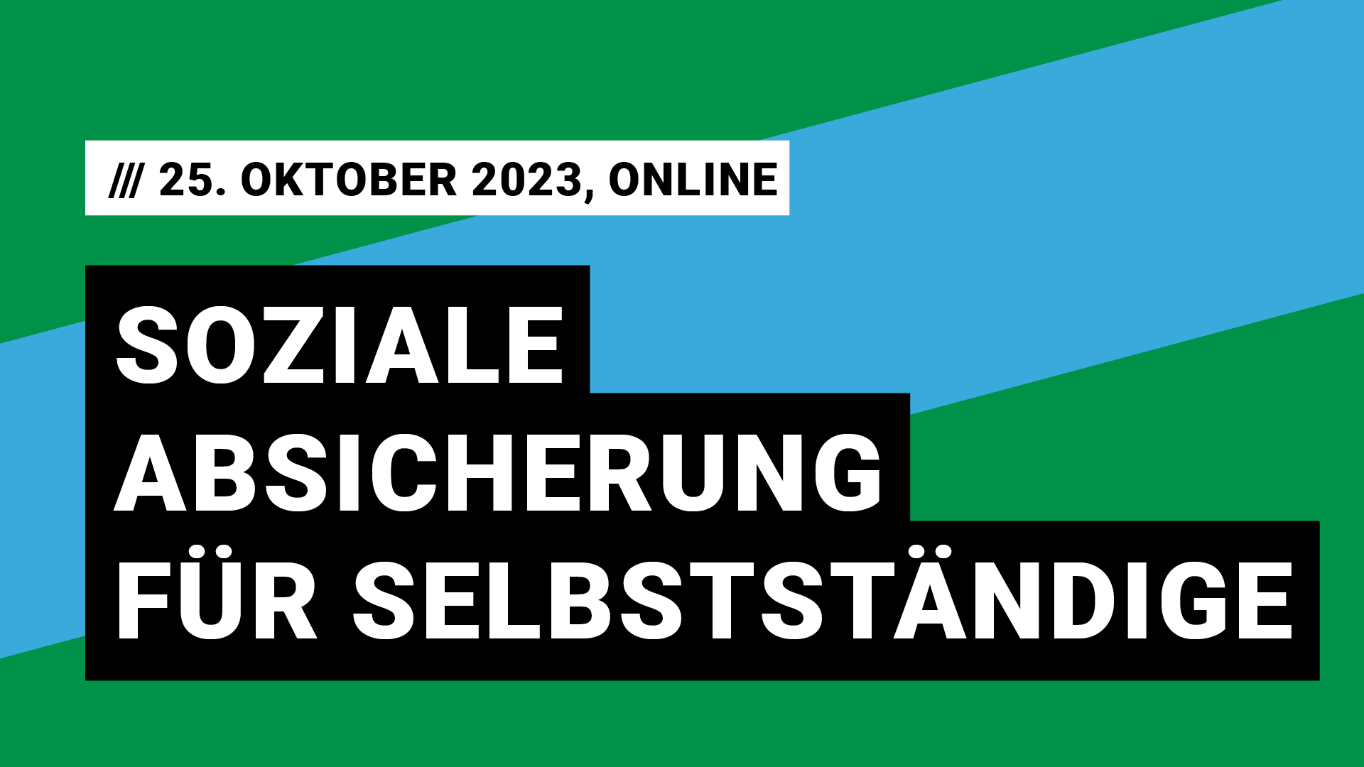 Soziale Absicherung für Solo-Selbstständige