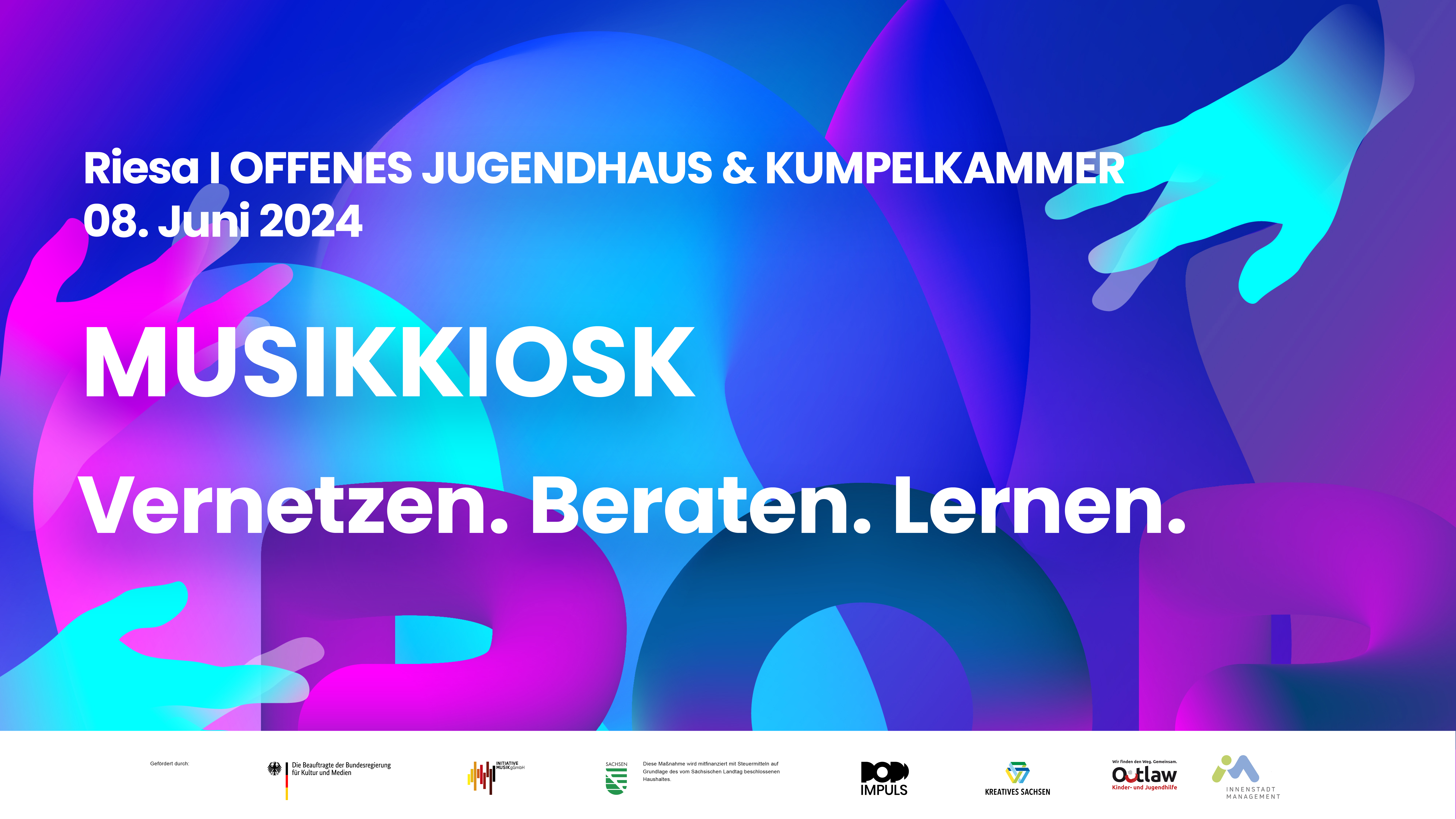 Titelbild Veranstaltung Musikkiosk mit Datum 8. Juni 2024 in Riesa