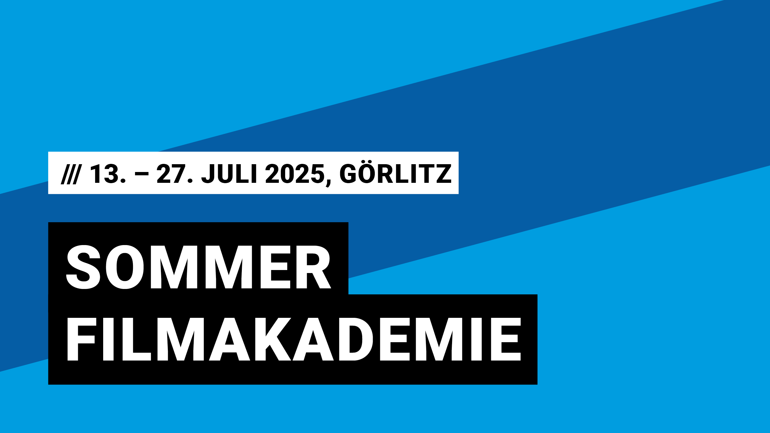Sommerfilmakadamie Görlitz 2025