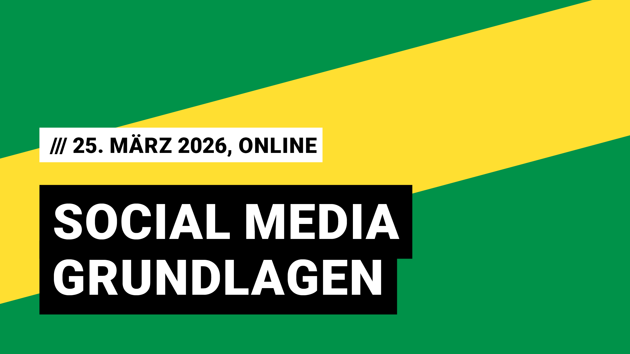 Social Media Grundlagen