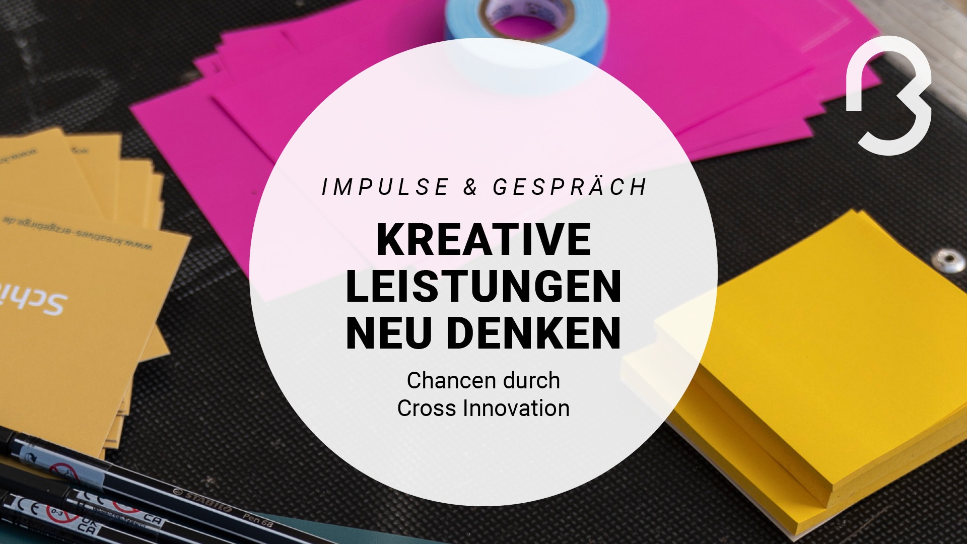 Impulse und Gespräch, Kreative Liestungen neu denken, Chancen durch Cross Innovation