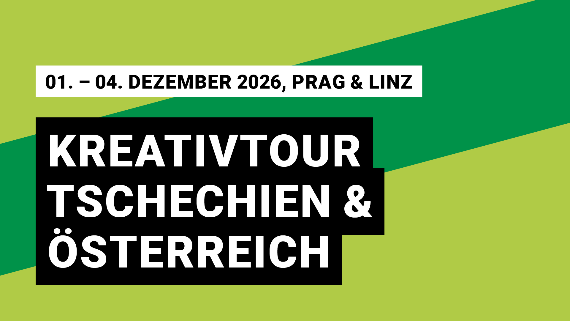 01.–04. Dezember 2026, Prag und Linz, Kreativtour Tschechien und Österreich